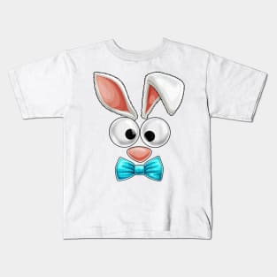 Easter Bunny Costume Face Kids T-Shirt